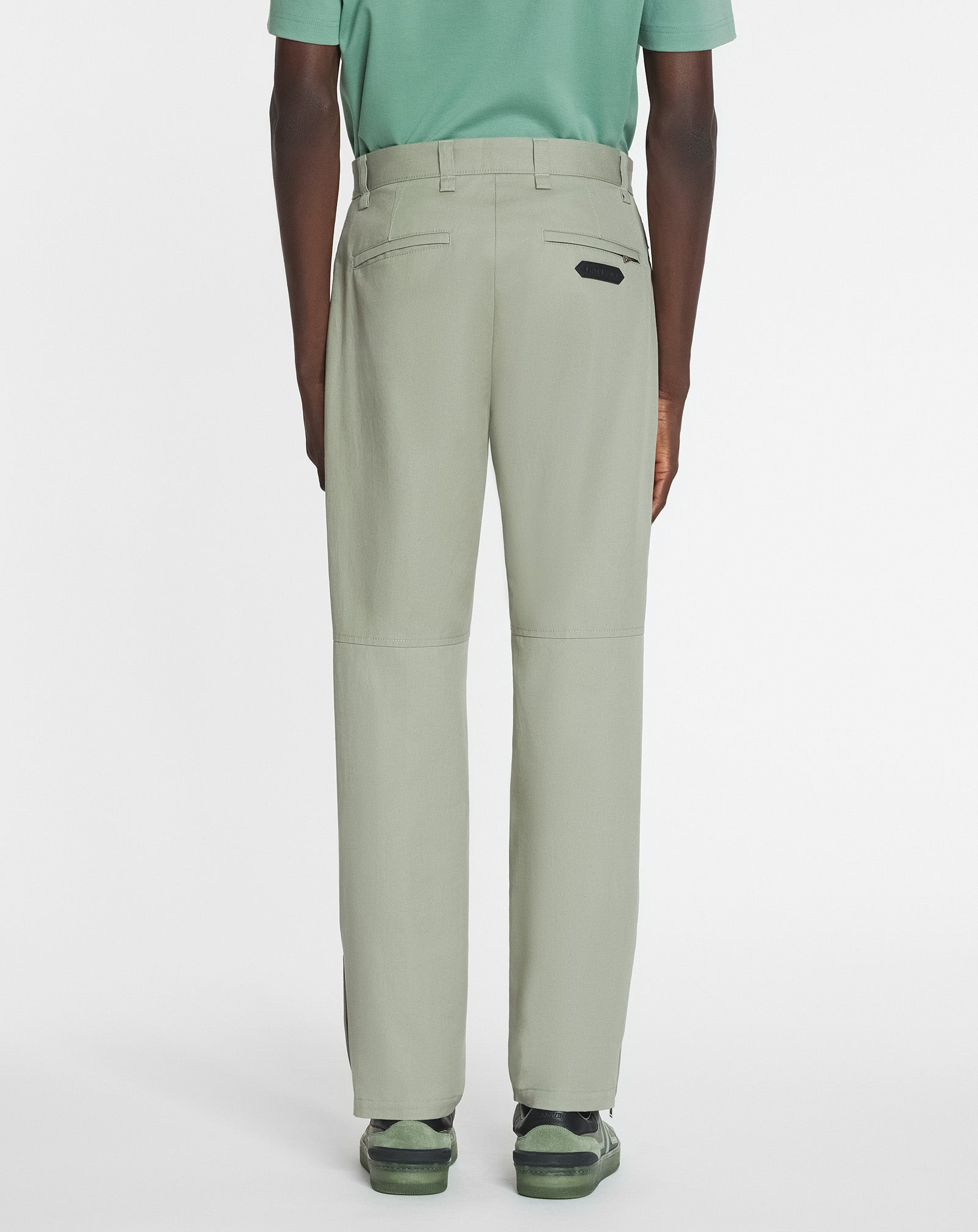 COTTON BIKER PANTS - 4