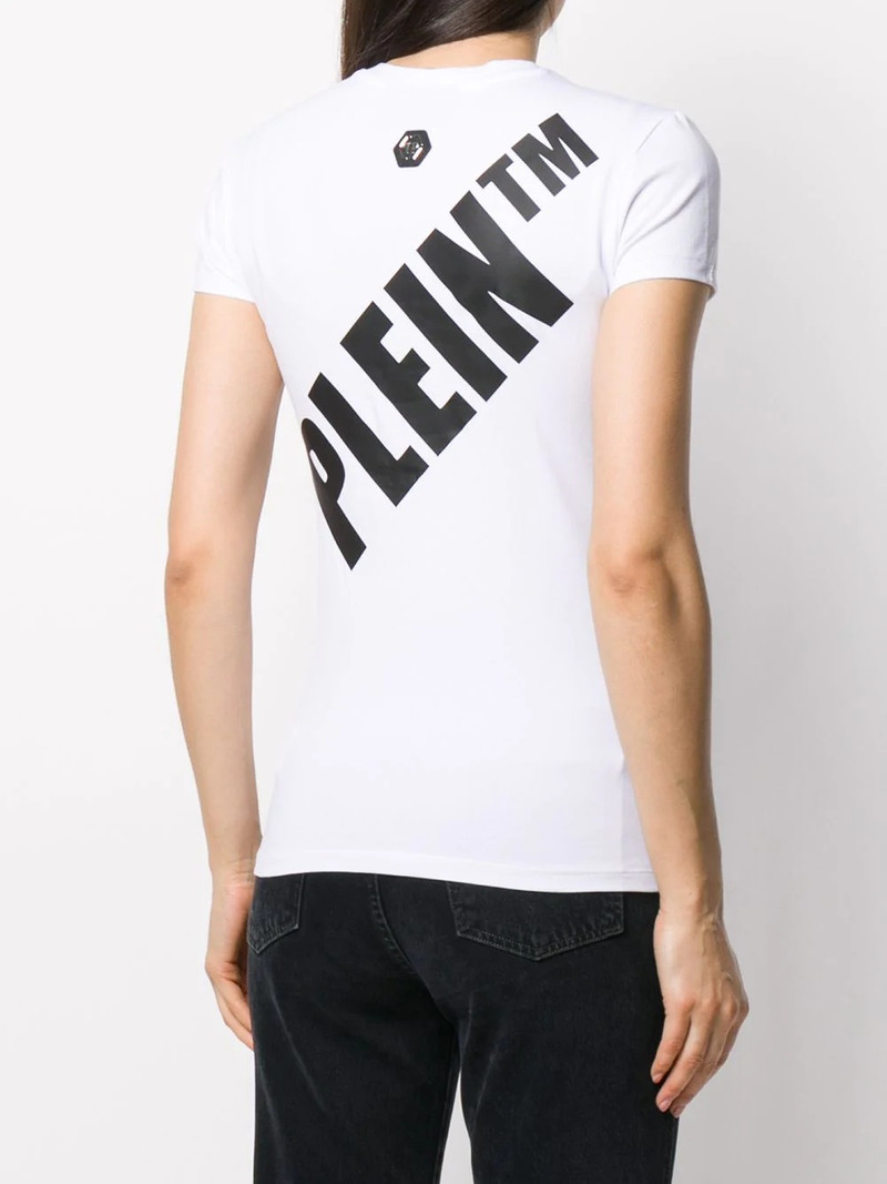 logo print T-shirt 4