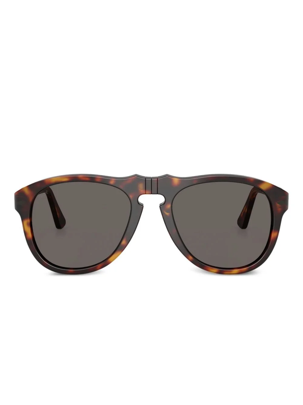 folding tortoiseshell sunglasses - 1