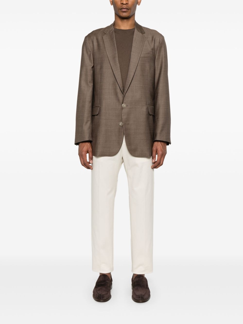 check-pattern blazer - 2
