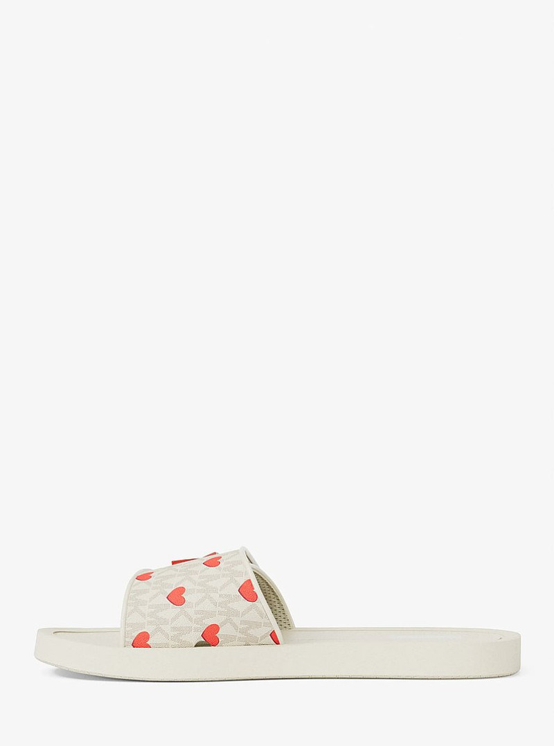 Palmer Printed Signature Logo Slide Sandal 3