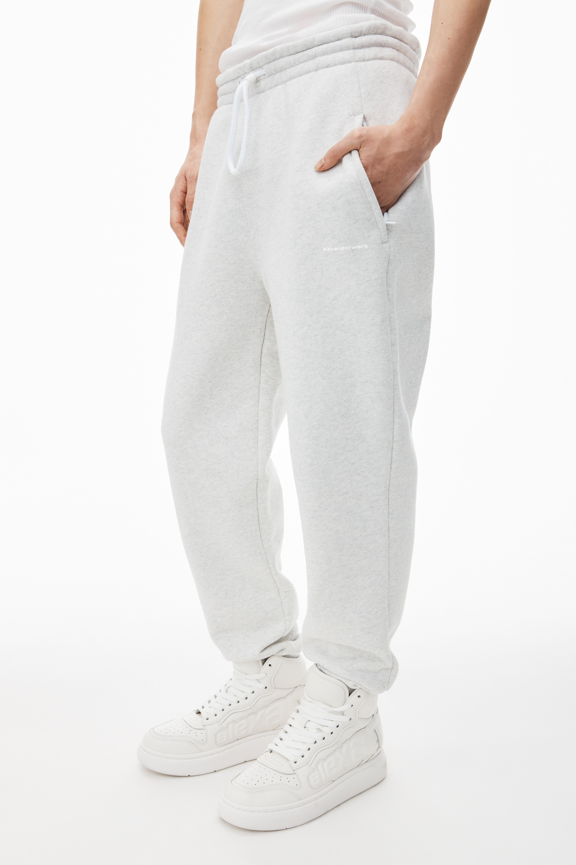 SWEATPANT IN DENSE FLEECE - 3