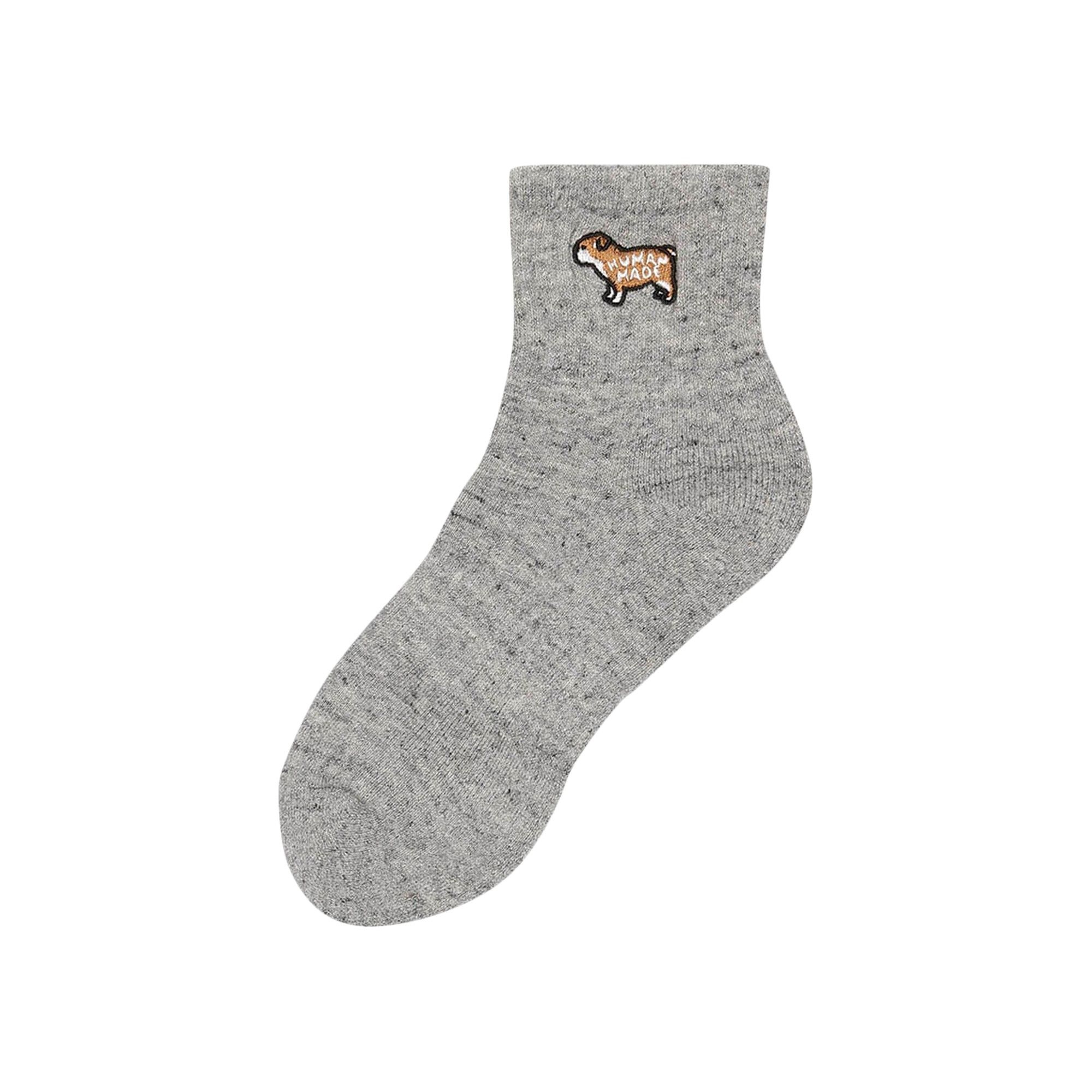 Human Made Short Pile Socks 'Grey' - 2