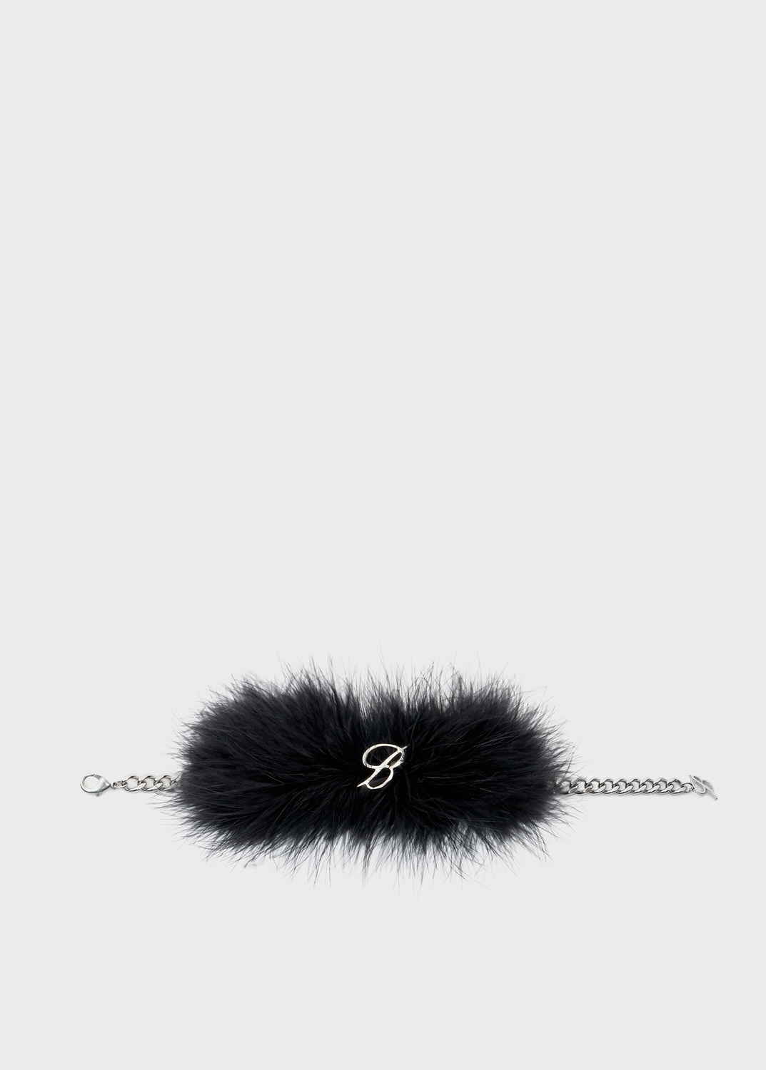 CHOKER WITH MARABOU FEATHERS - 2