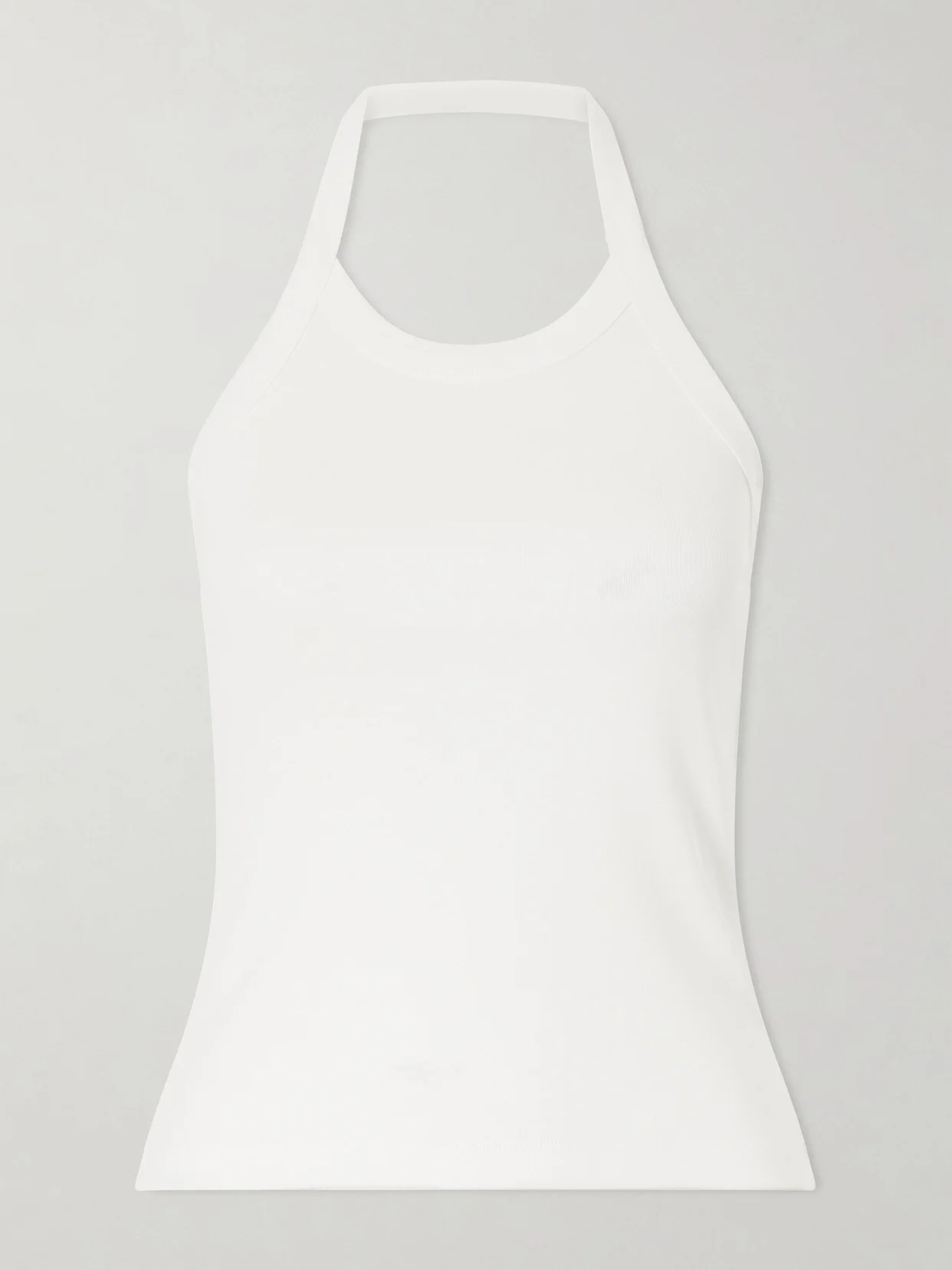 Angie Organic Cotton-jersey Halterneck Tank - 1