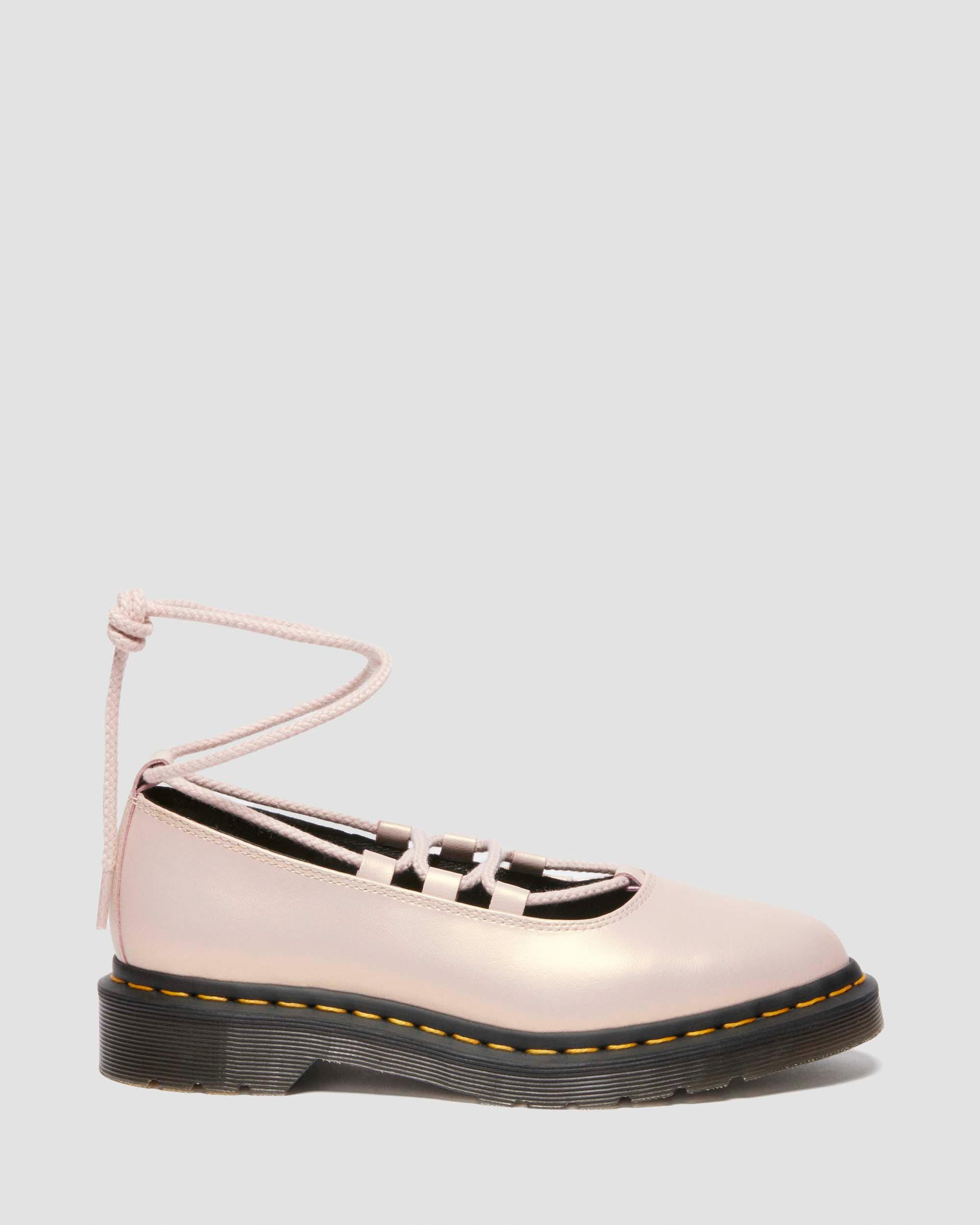 Elphie II Iridescent Leather Ballet Flats - 7