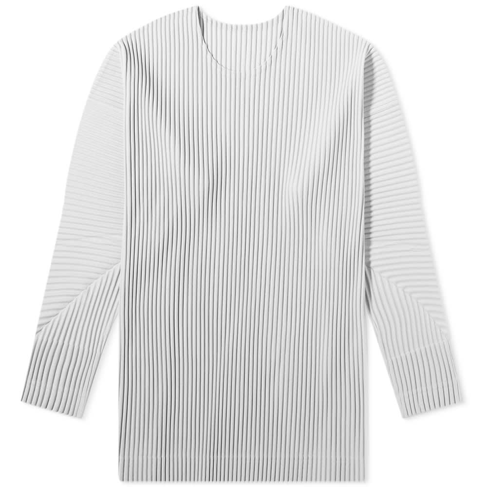 Homme Plissé Issey Miyake Long Sleeve Pleated Tee - 1