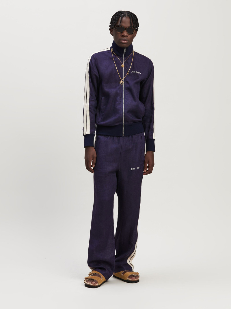 Palm Angels Logo Linen Track Pant outlook