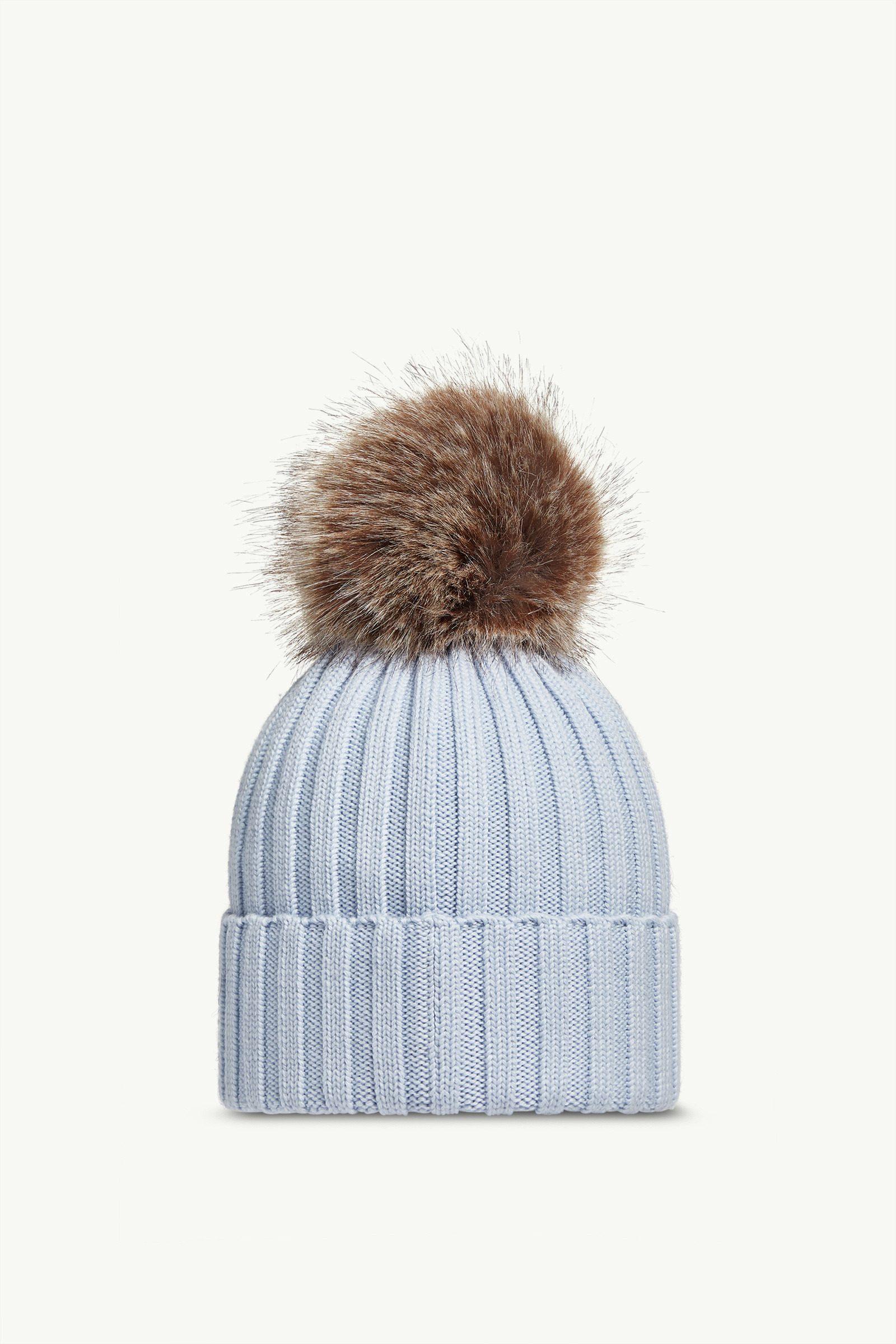 Wool Beanie with Pom Pom - 4