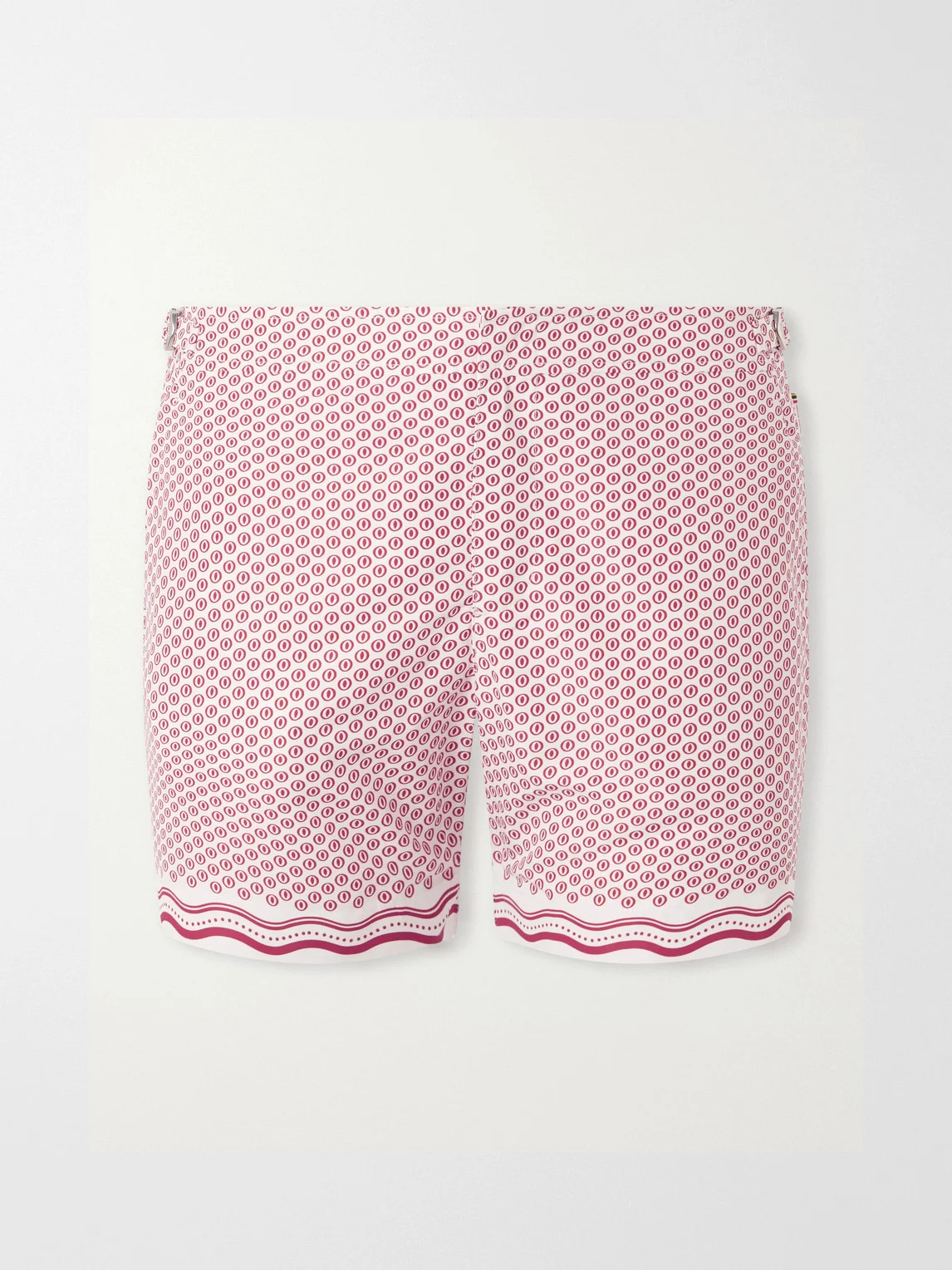 Bulldog Straight-Leg Mid-Length Printed Swim Shorts - 1