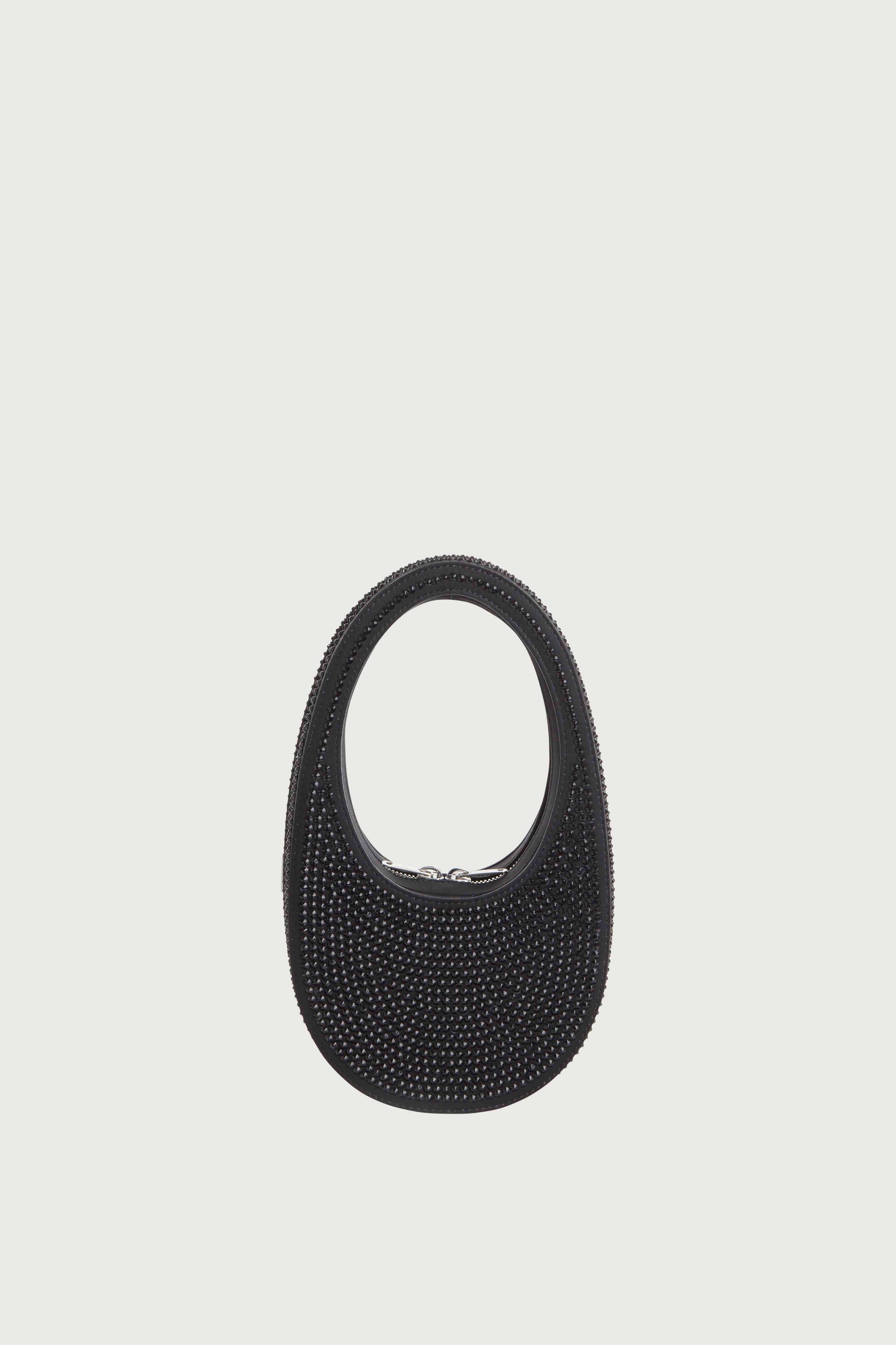 Crystal-Embellished Mini Swipe Bag - 1