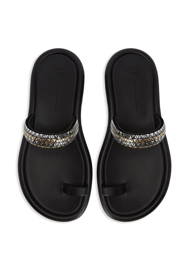 Redouart stud-embellished leather sandals 4