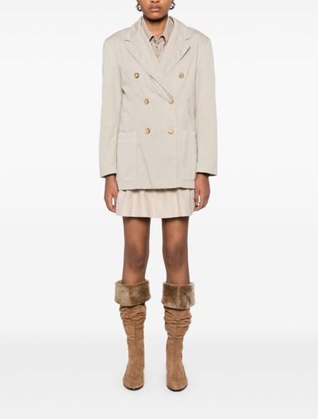 ジャケット Palm Angels Beige double-breasted cotton jacket Palm Angels Double-breasted blazer | REVERSIBLE