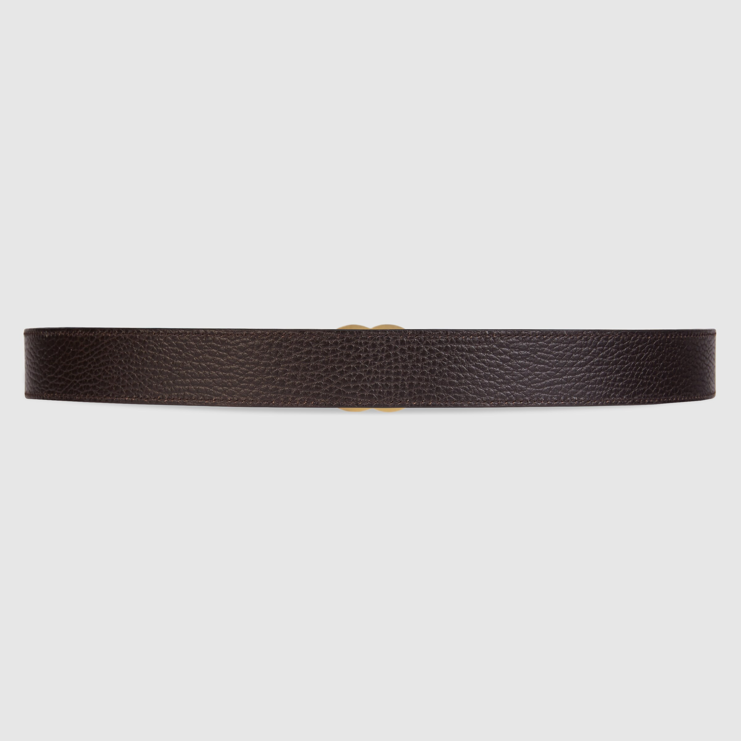 Reversible thin belt with Double G buckle - 9