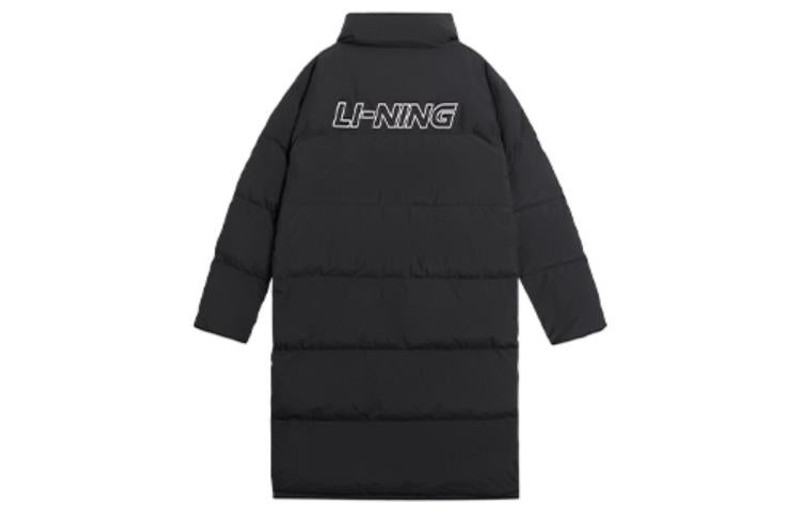 Li-Ning Li-Ning Graphic Long Down Jacket 'Black' AYMS319-2 outlook
