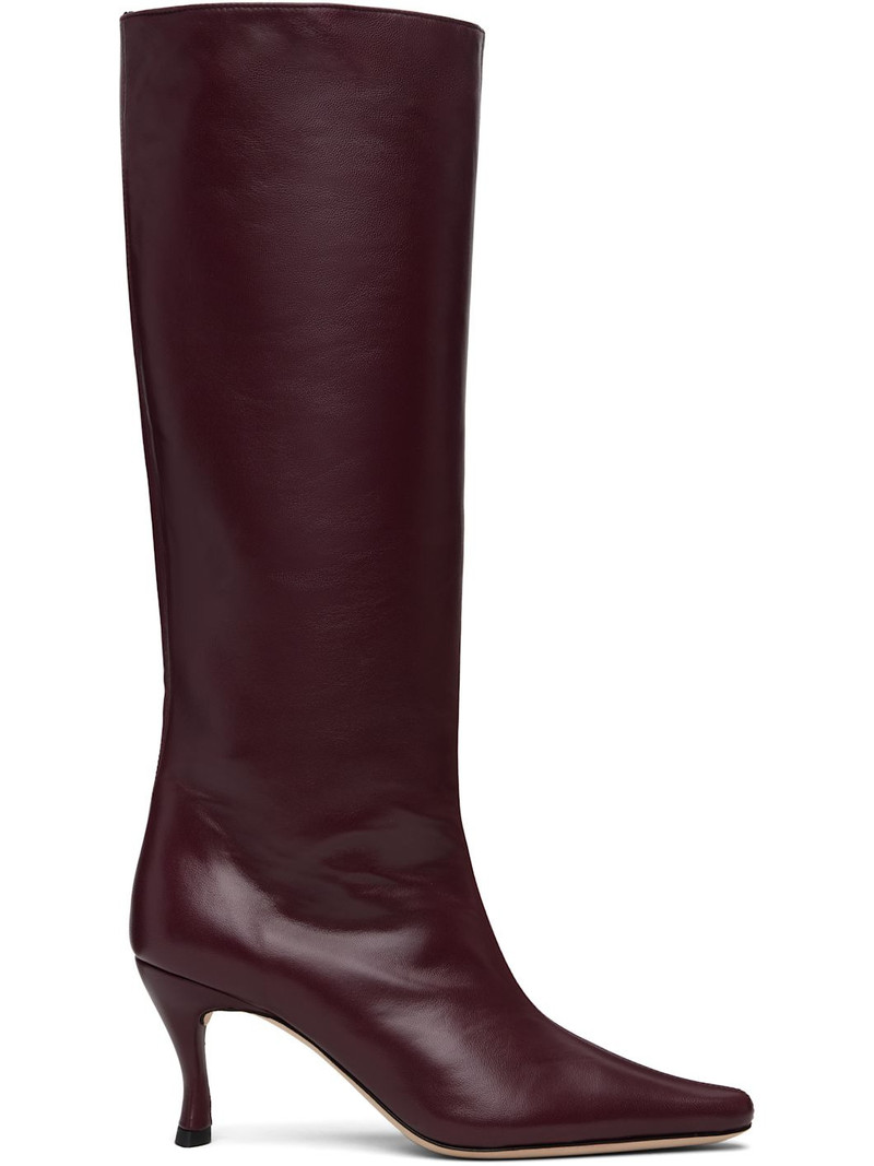 Burgundy Stevie 42 Knee-High Boots 1