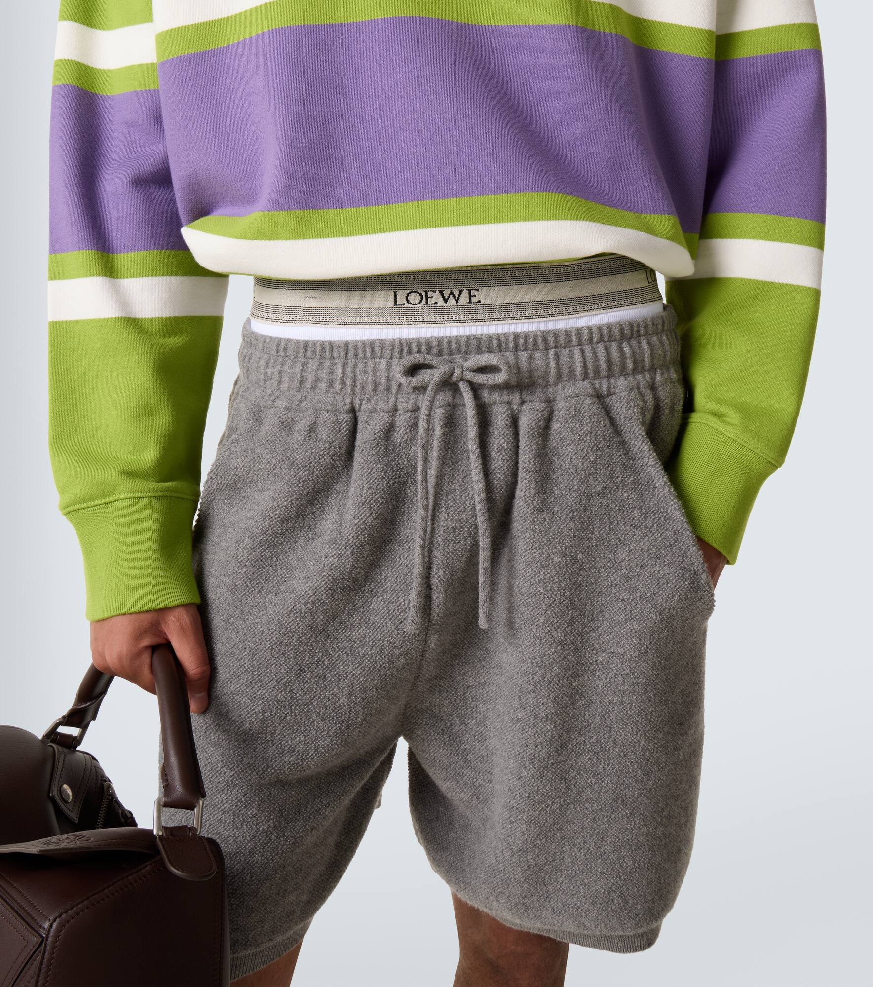 Wool-blend shorts - 5