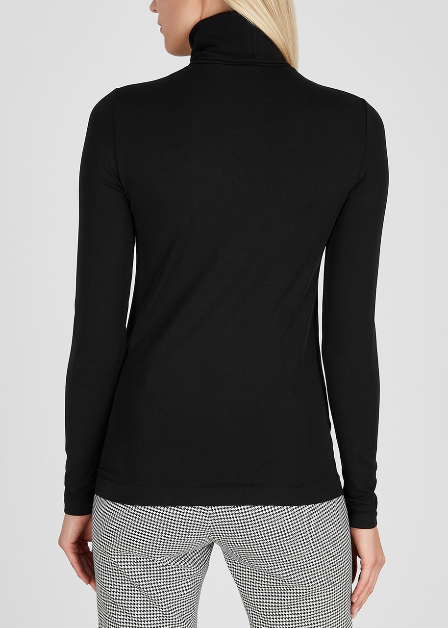 Aurora roll-neck jersey top - 3
