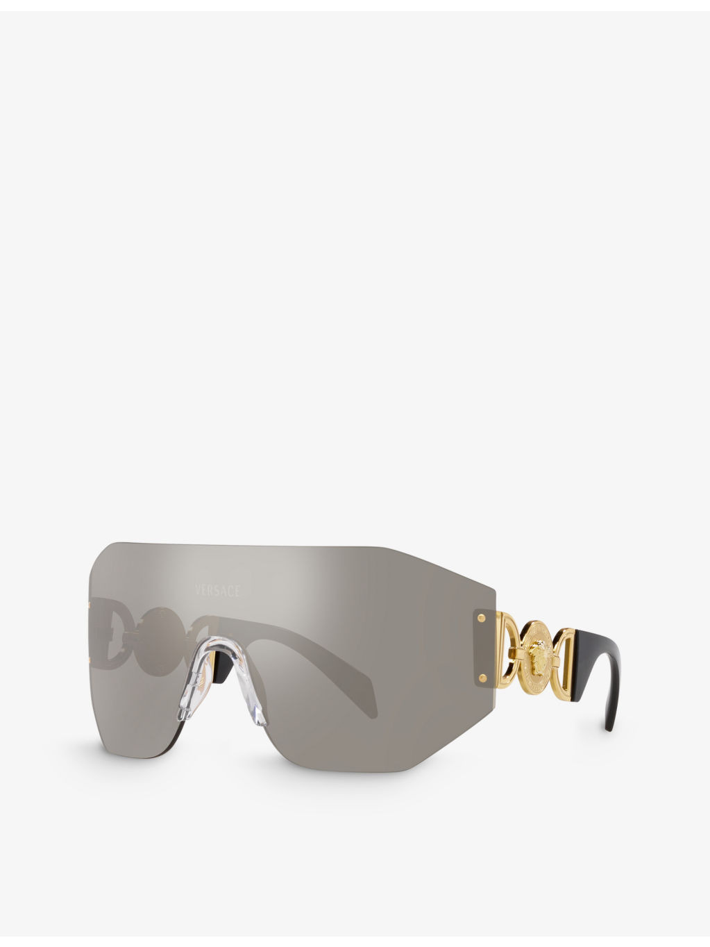 VE2258 irregular-frame branded-arm acetate sunglasses - 2
