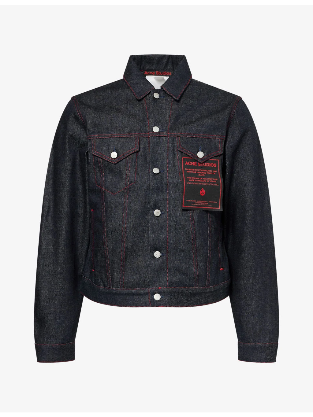 Re-Edition Distressed Denim Jacket - 1