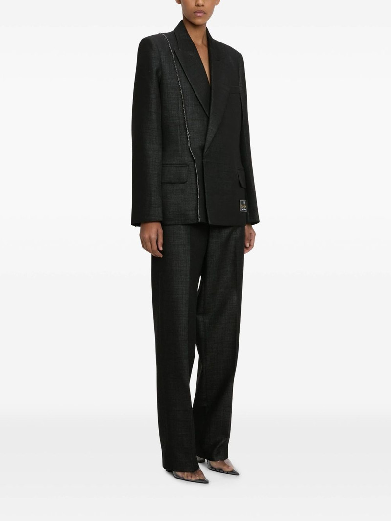 Victoria Beckham seam-embellished blazer outlook