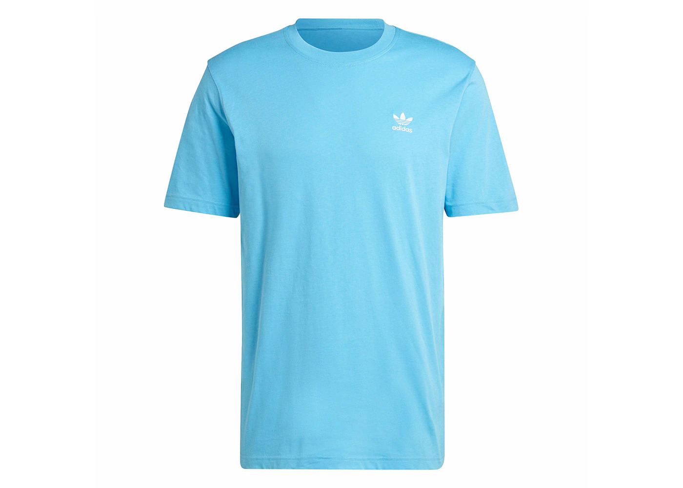 adidas Trefoil Essentials Tee Semi Blue Burst - 1