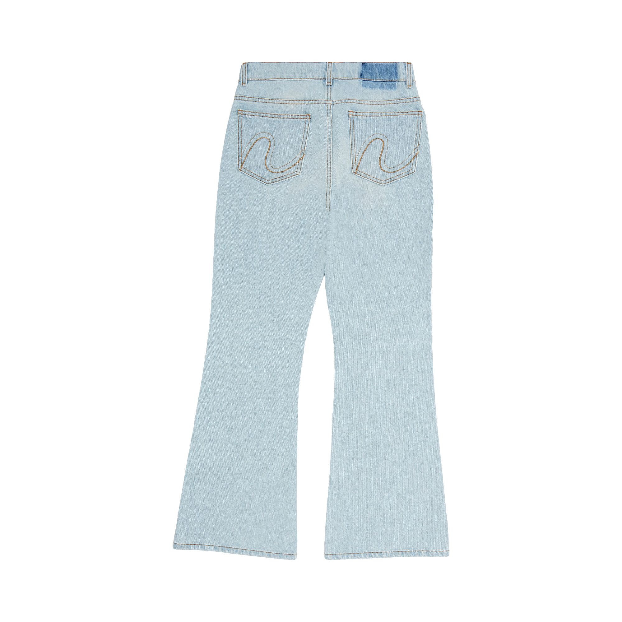 ERL Distressed Denim Pants 'Light Blue' - 2