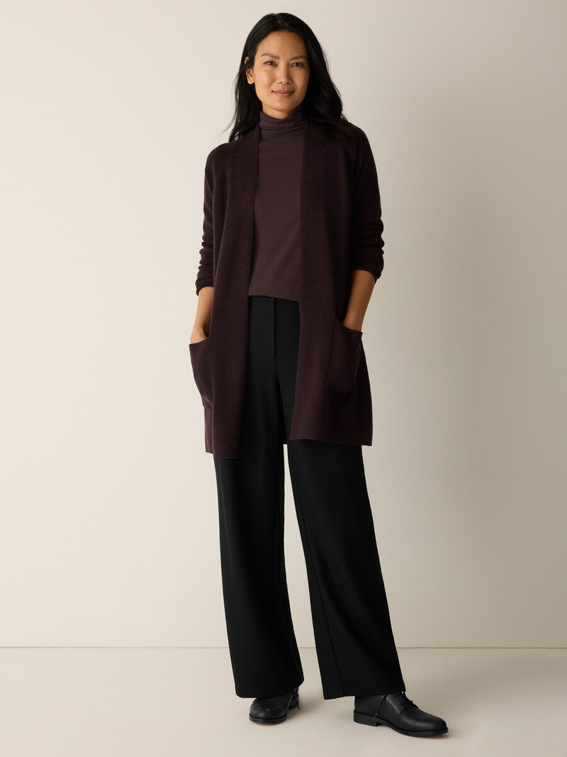 Merino Long Cardigan in Regenerative Wool 3