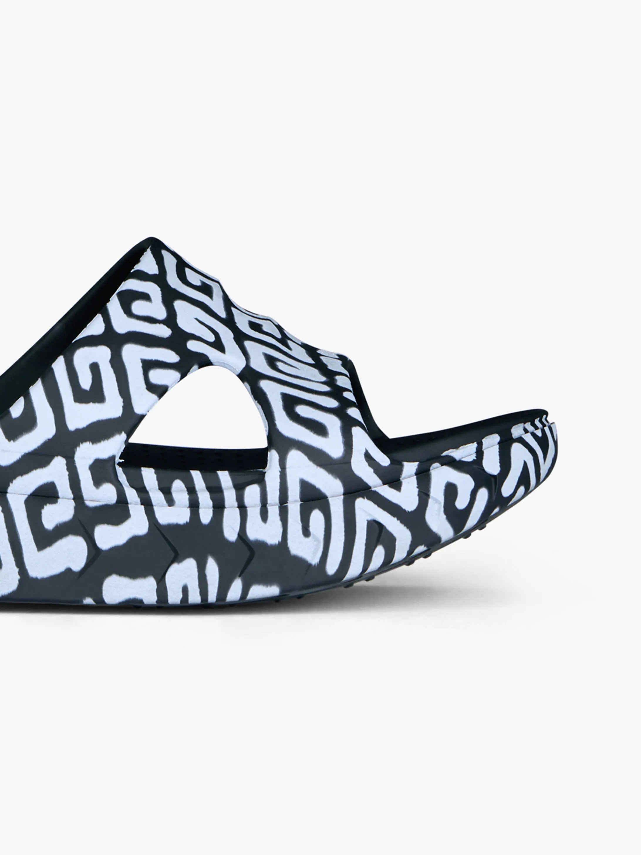 MARSHMALLOW SANDALS IN RUBBER WITH TAG EFFECT 4G PRINT - 6