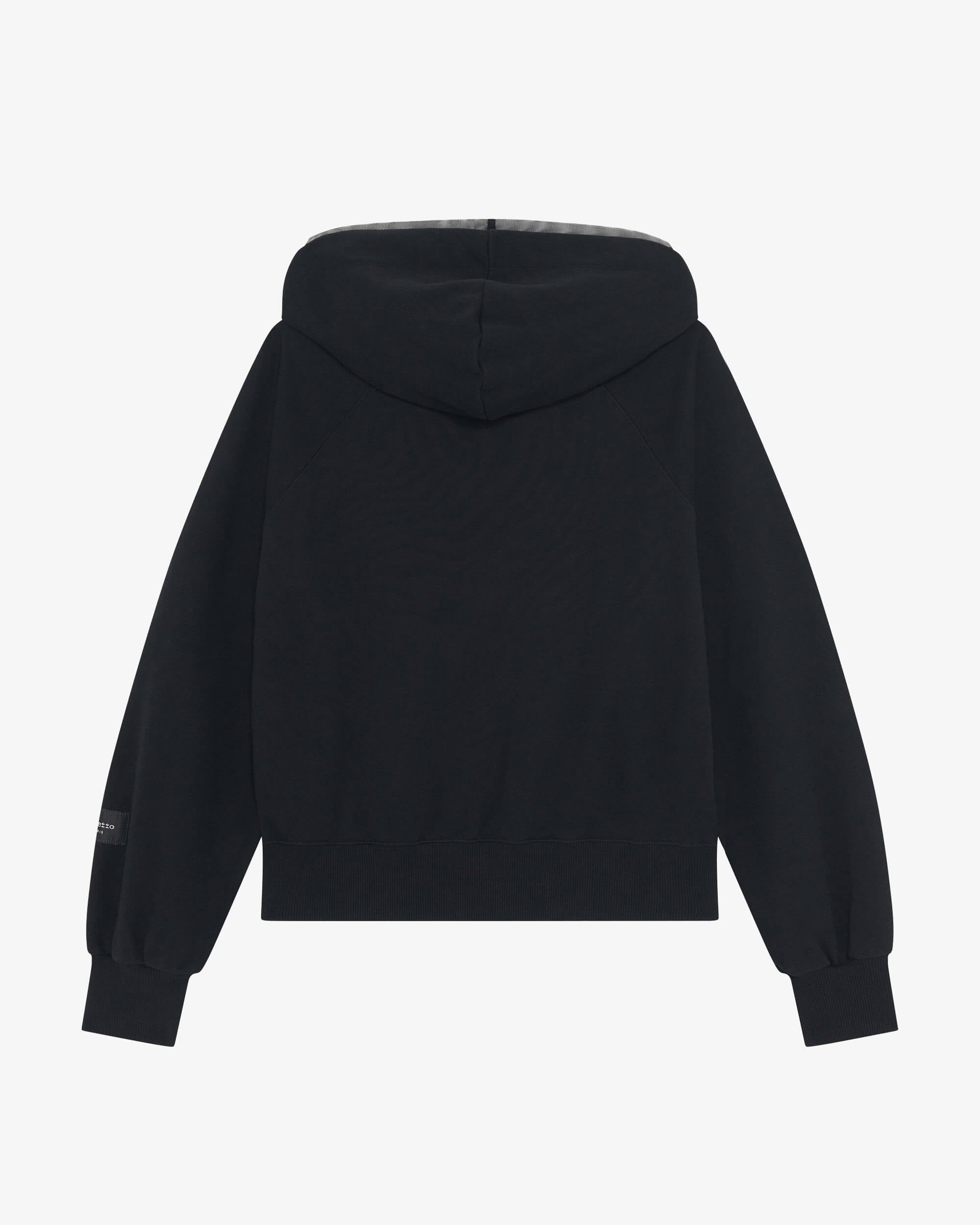 TULLE HOODED SWEATSHIRT - 2