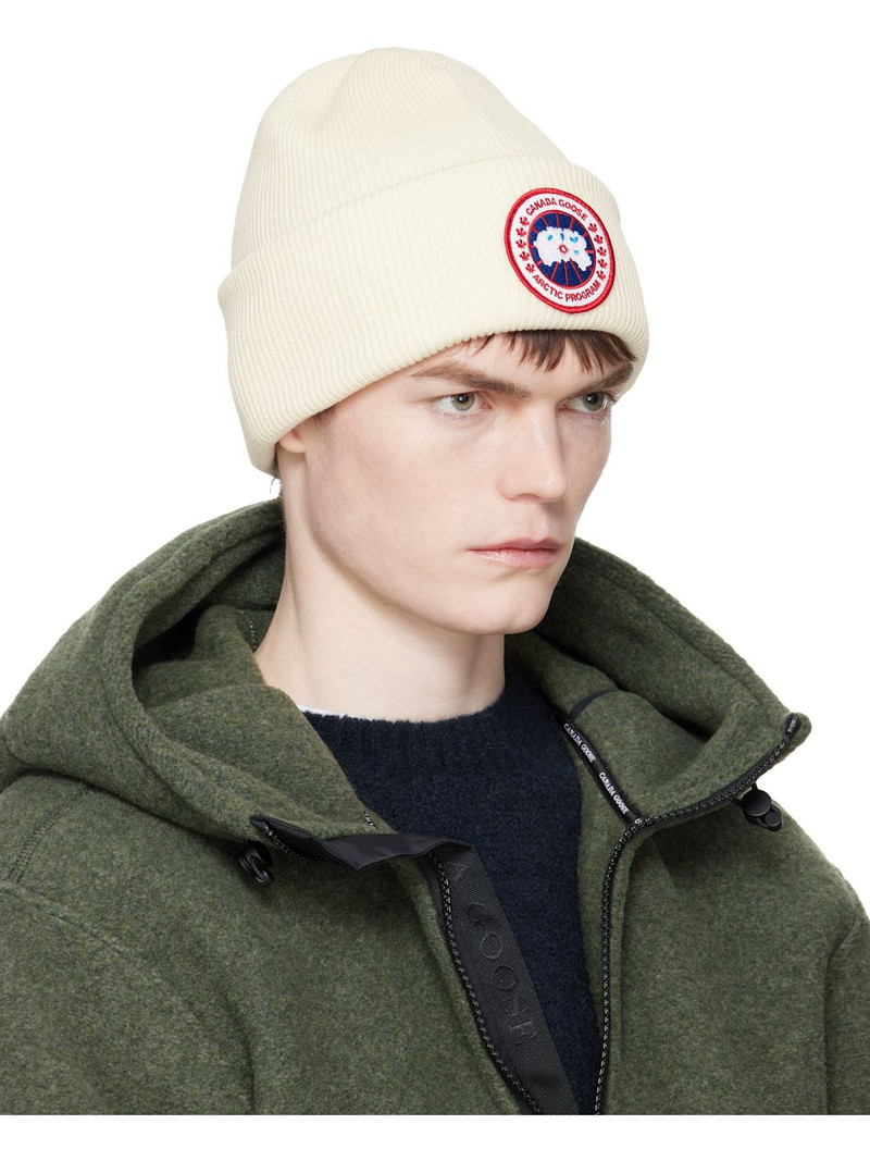 Canada Goose Off-White Arctic Beanie outlook