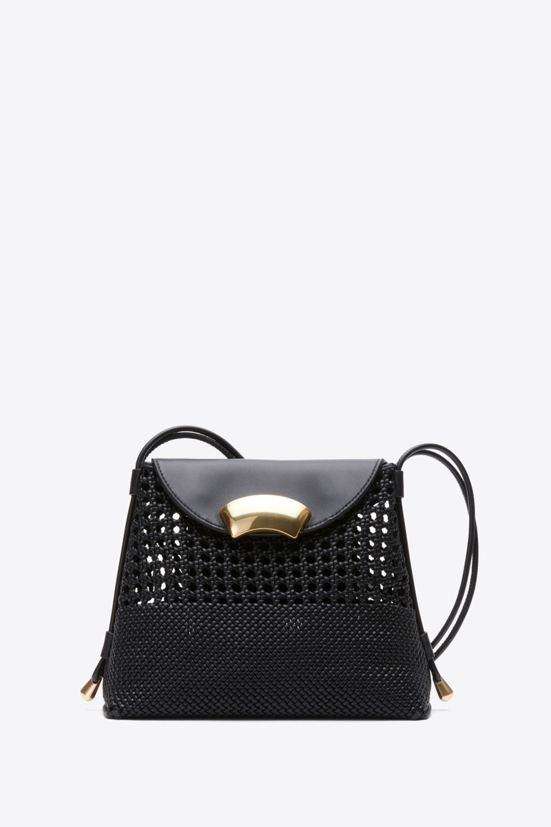 ID Petite Soft Shoulder Bag with Macrame 1