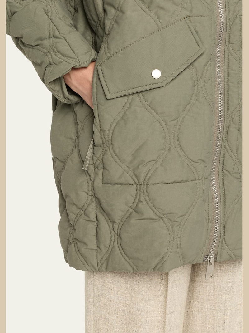 Canada Goose Alessia Hooded Down Quilted Coat outlook