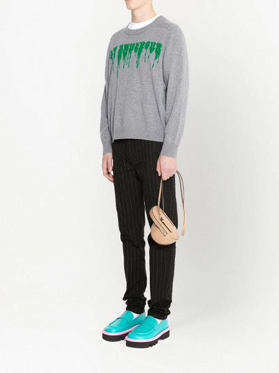 JW Anderson intarsia-knit logo jumper outlook