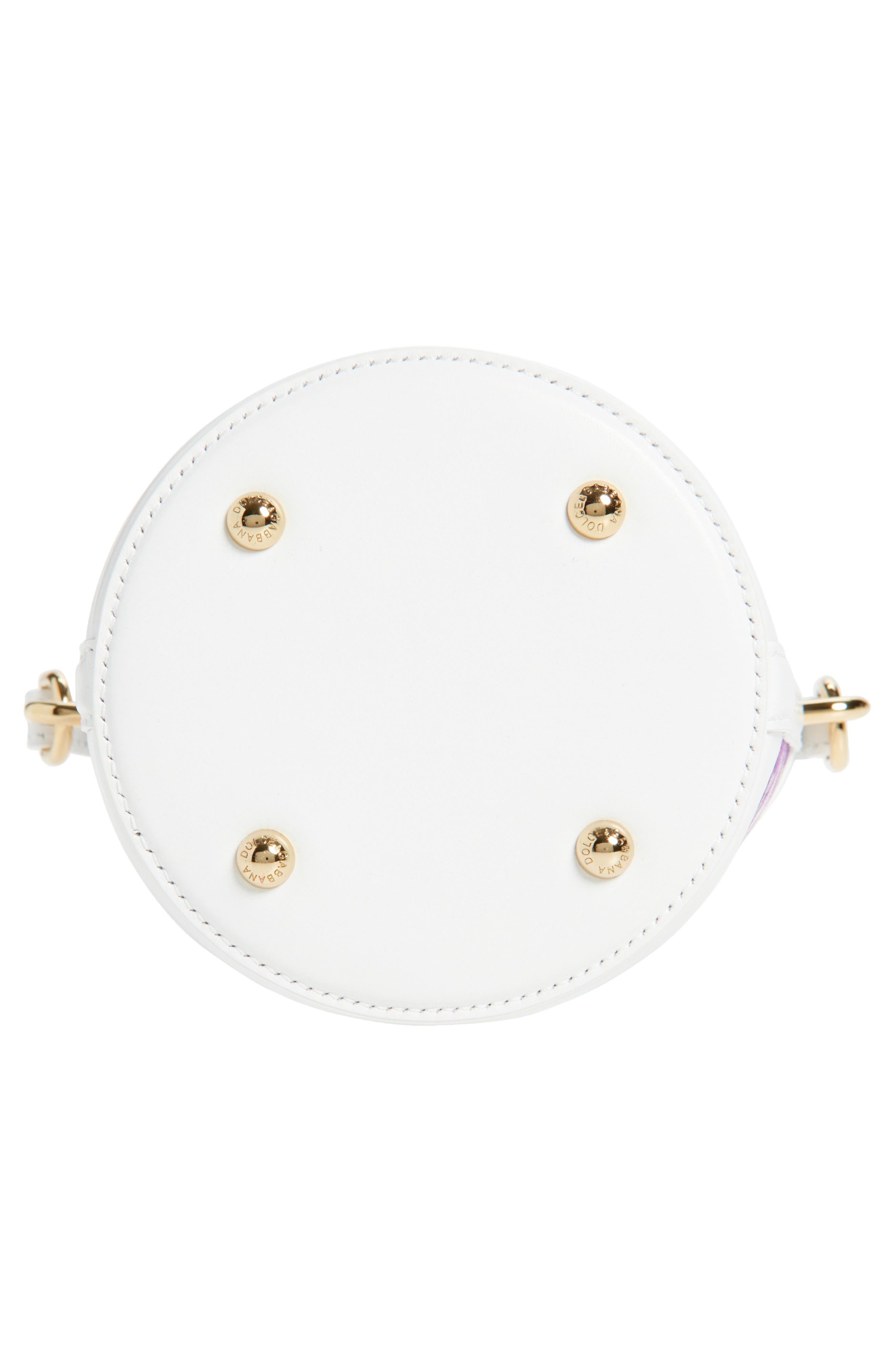 Dolce&Gabbana Capri Majolica Canvas Bucket Bag in I03Tn Maiolica 3 Viola at Nordstrom - 7
