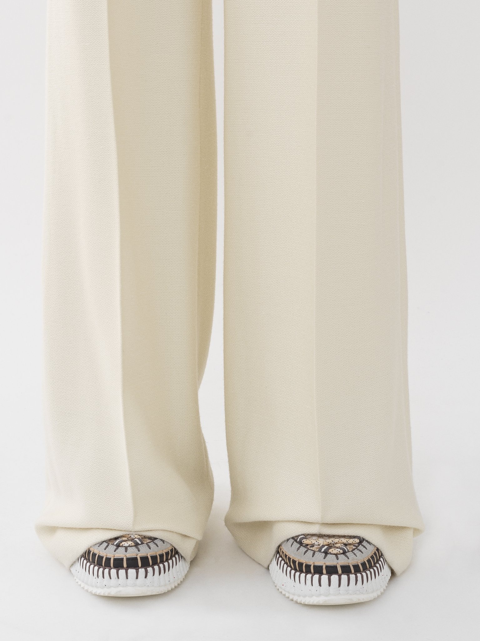 HIGH-RISE WIDE PANTS - 5