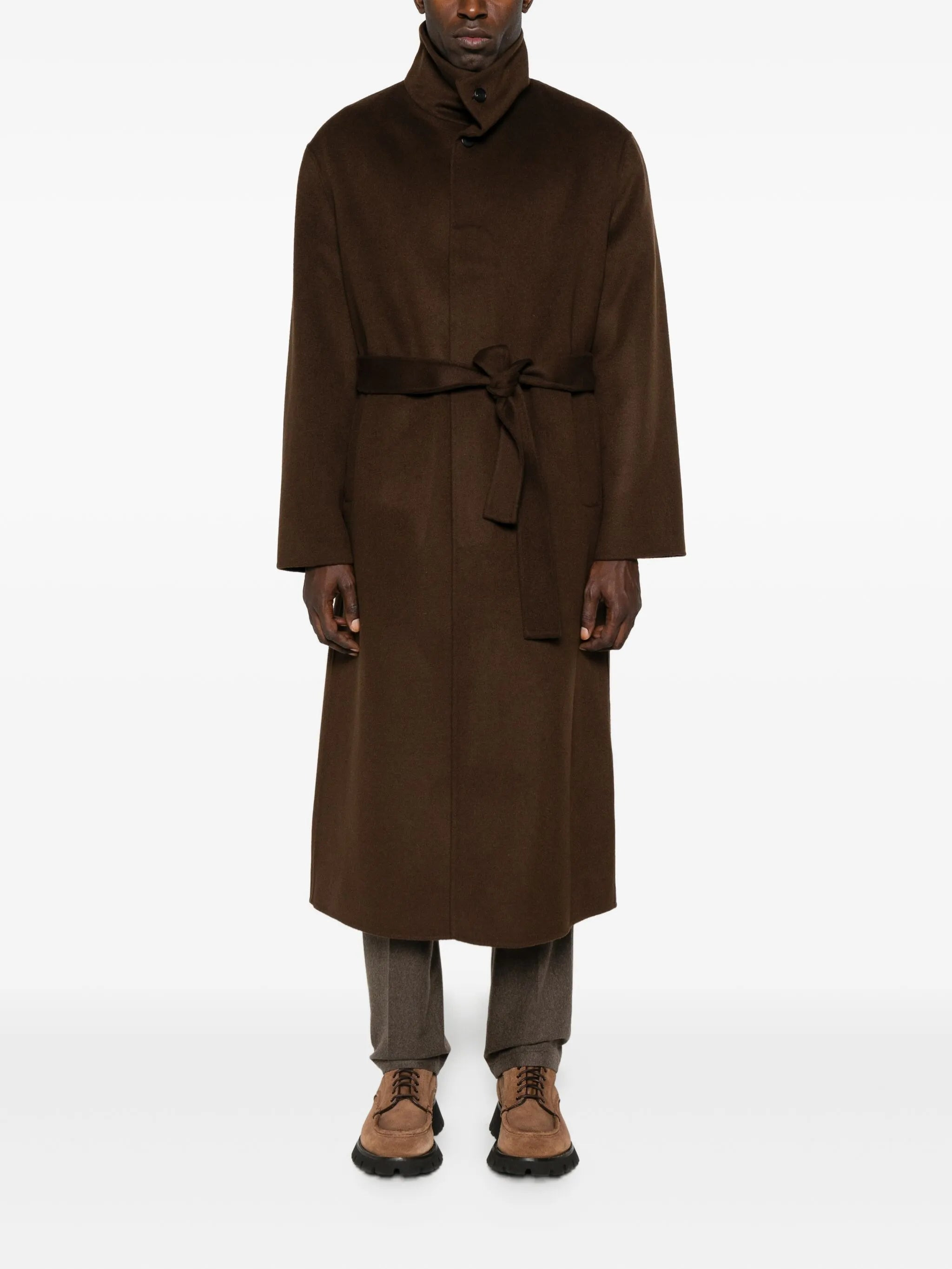 Tonywack Belted Wool Coat - 2