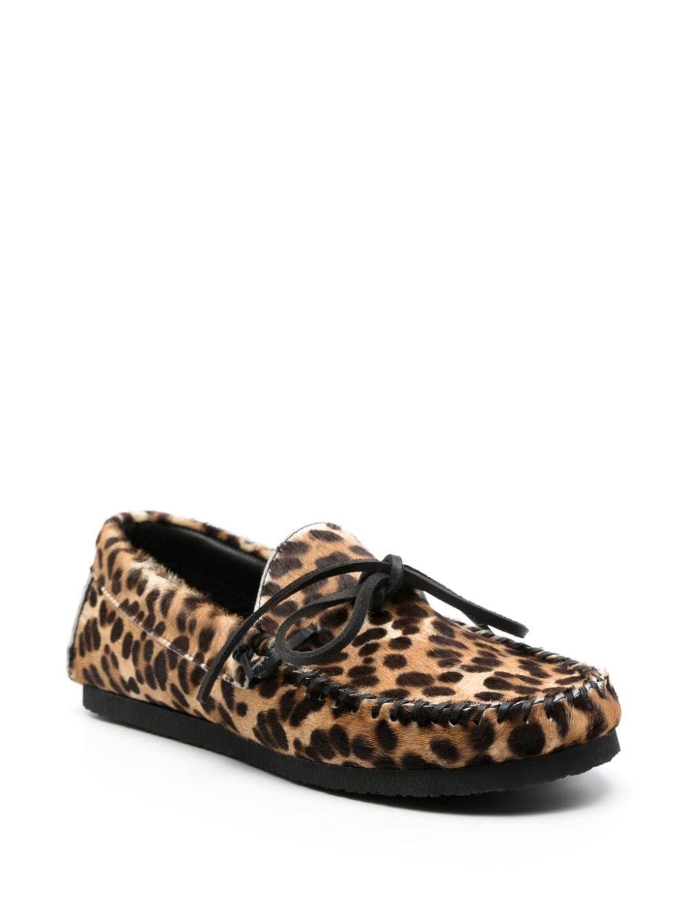 Fitza leopard-print loafers - 2