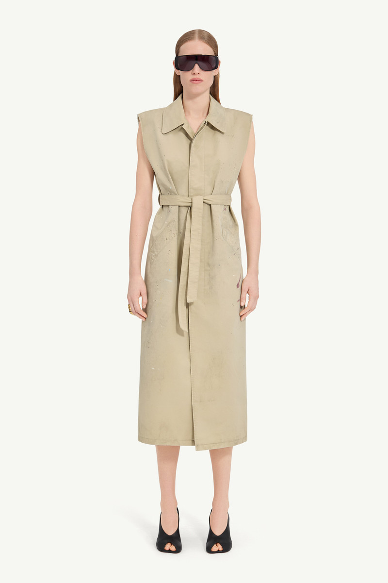 MM6 Maison Margiela Sleeveless Trench Coat outlook