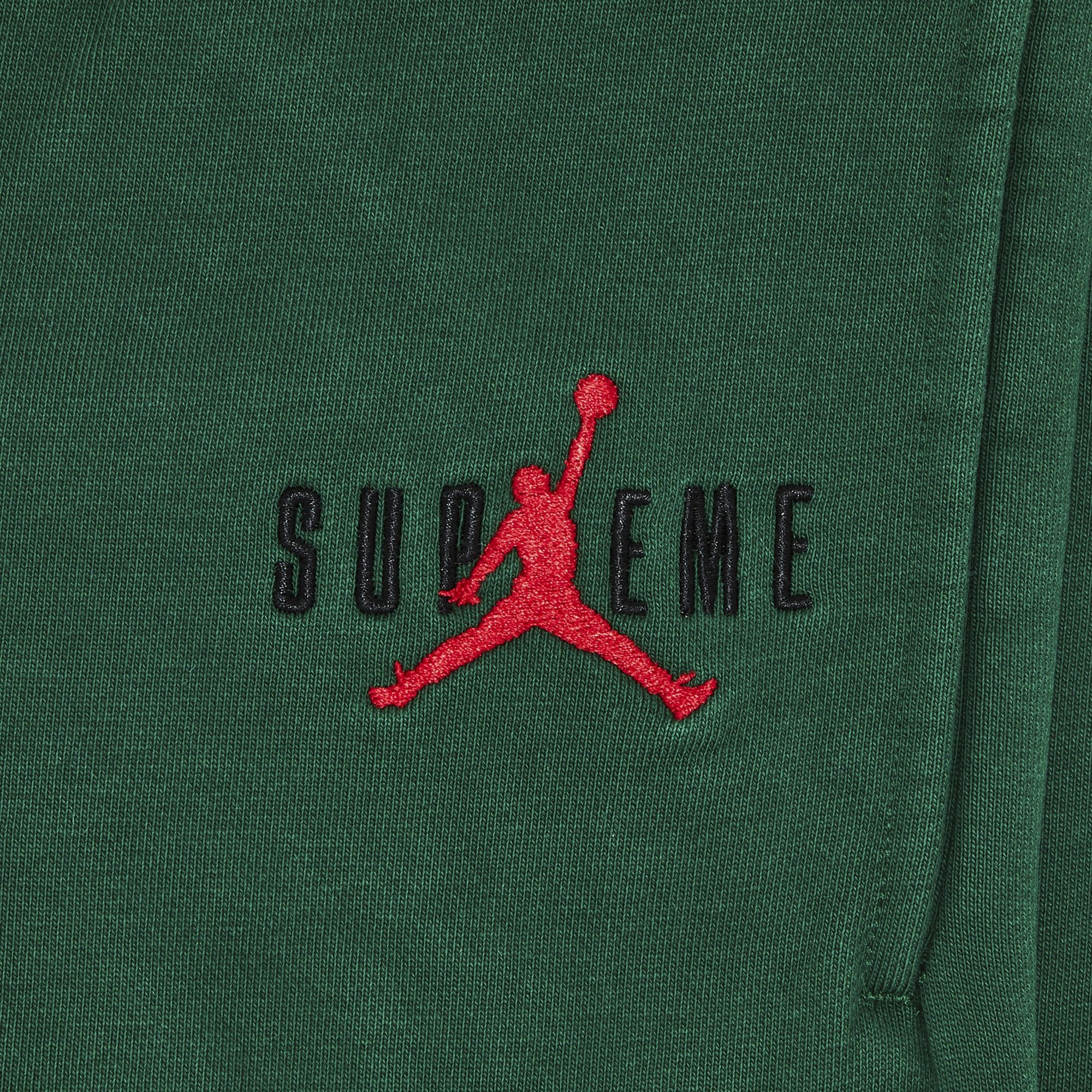 Supreme x Jordan Sweatpant 'Green' - 3