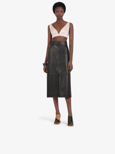 Givenchy Pencil skirt in leather outlook