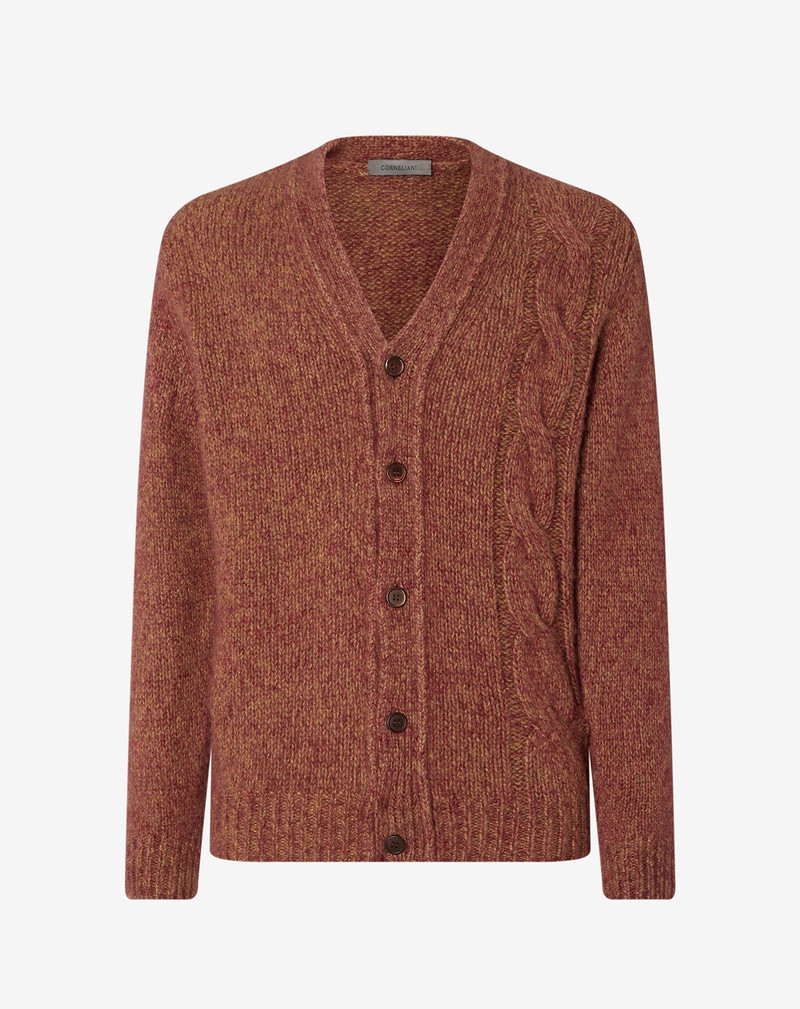 Magento 광고 camel superfine merino 모직 카디건 1