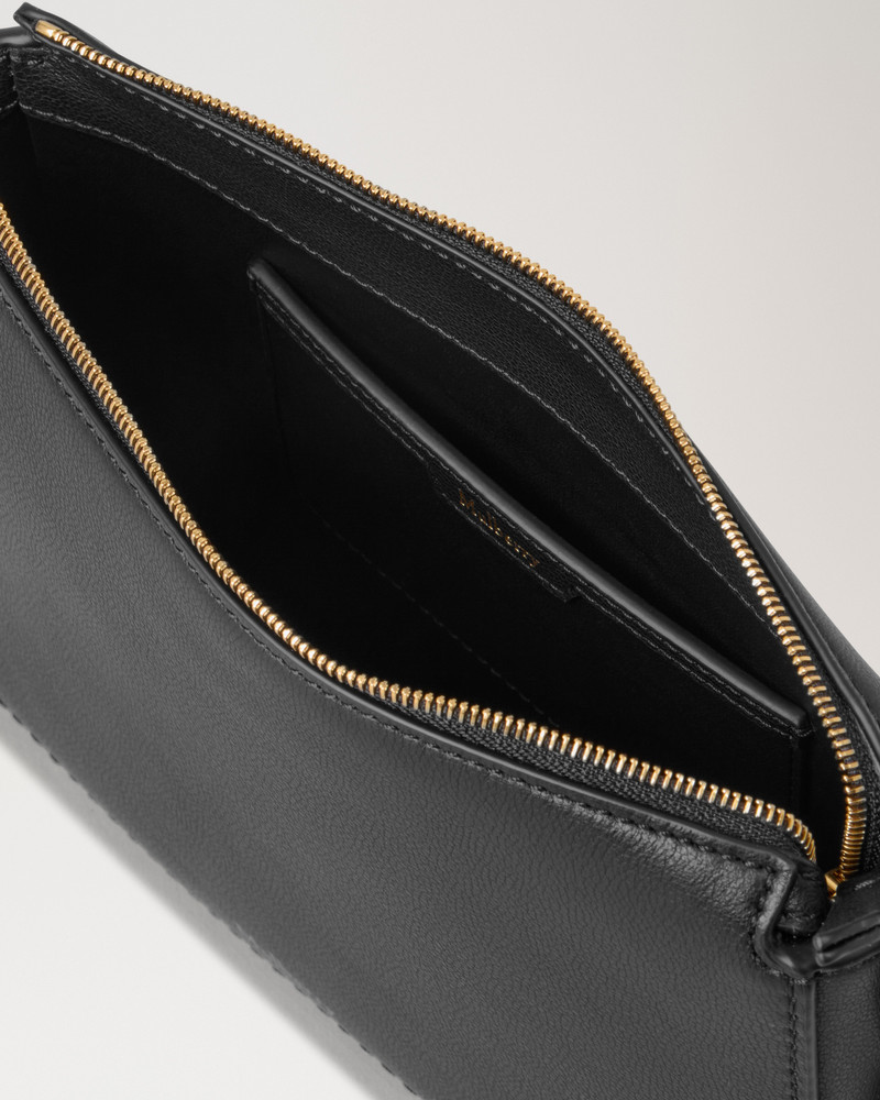 Clovelly Pouch Black Micro Classic Grain 5