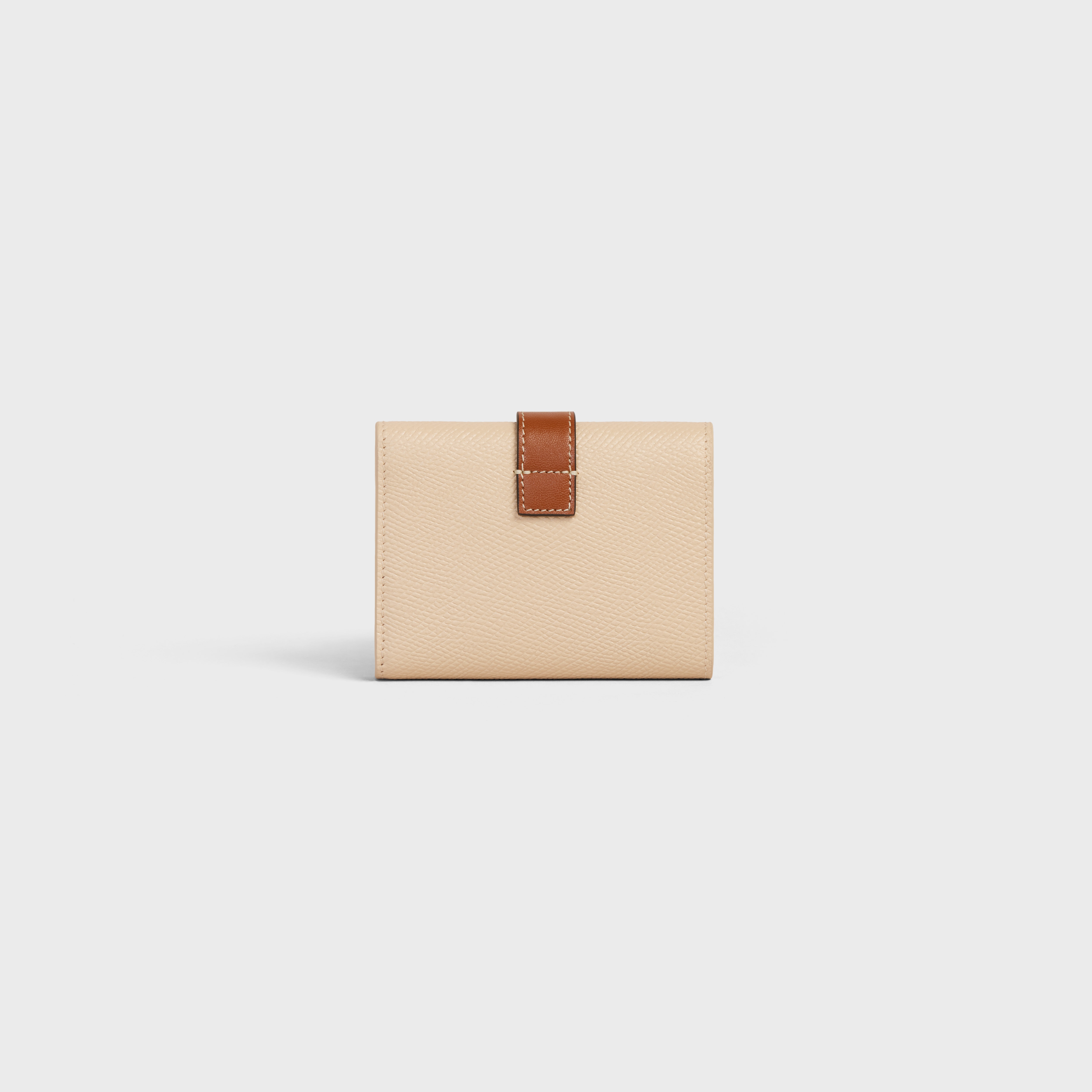 Fine Strap Wallet in Bicolour Grained Calfskin - 3