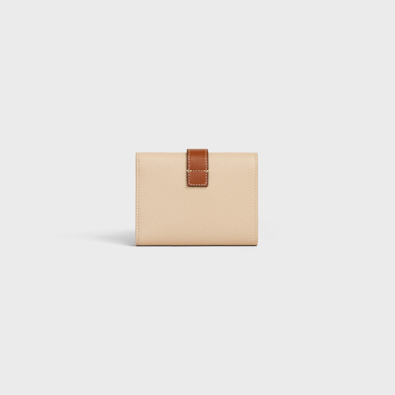 Fine Strap Wallet in Bicolour Grained Calfskin 3