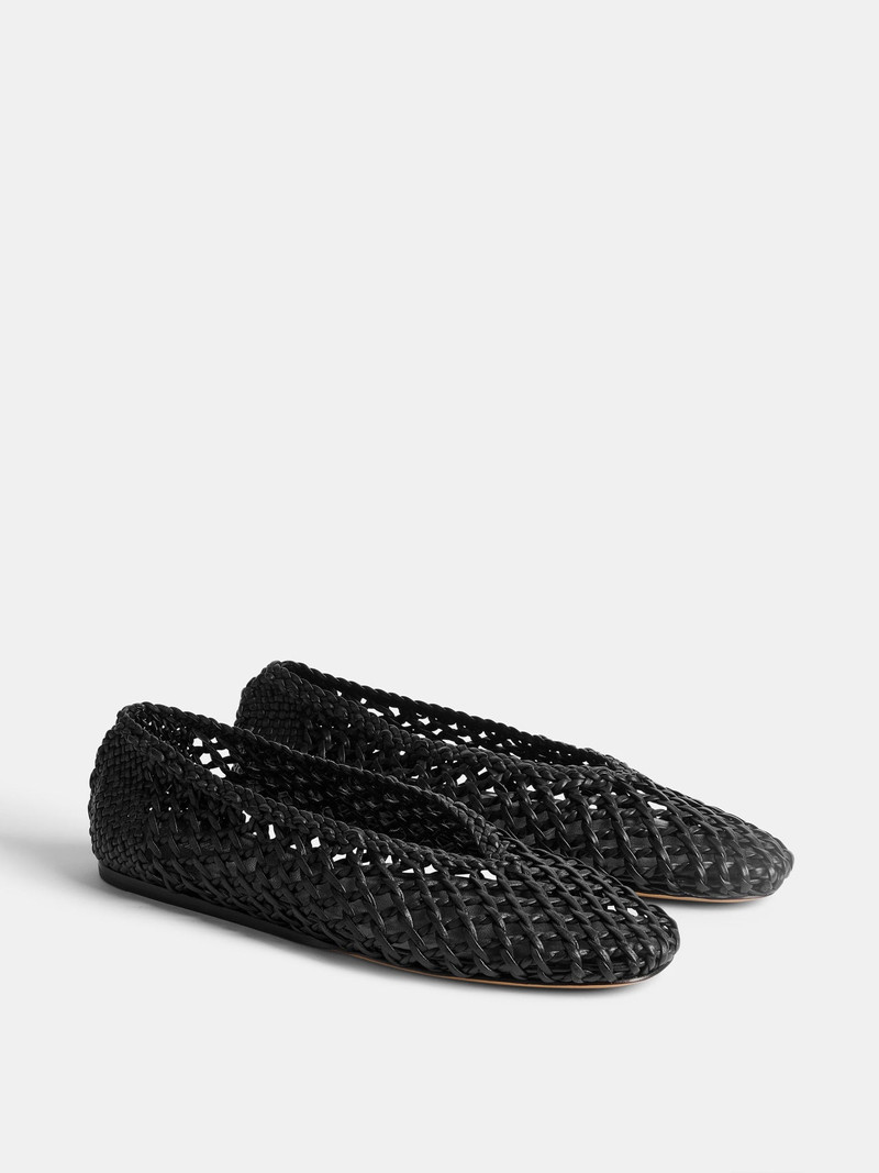 LE MONDE BÉRYL Regency Knotted / Black Leather outlook
