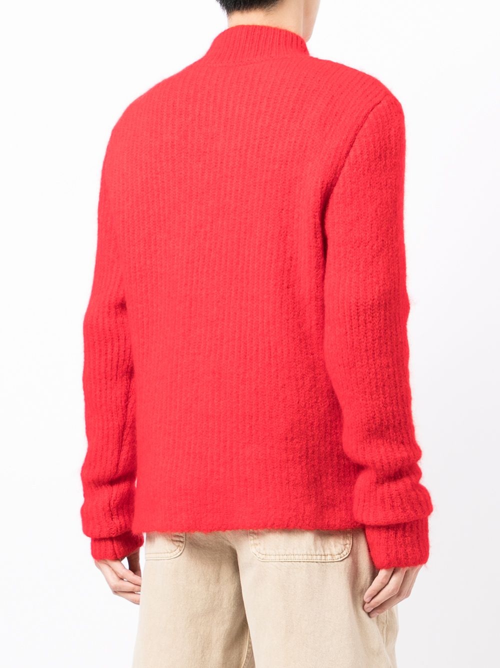 mock-neck jumper - 4