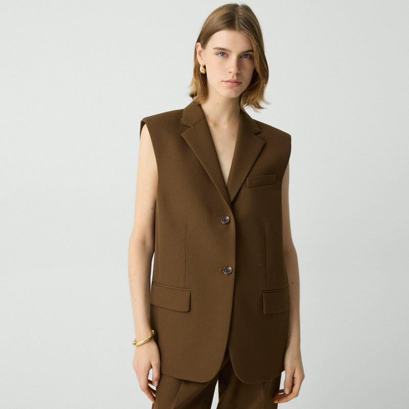 Oversized Vest in Wool-Blend 2