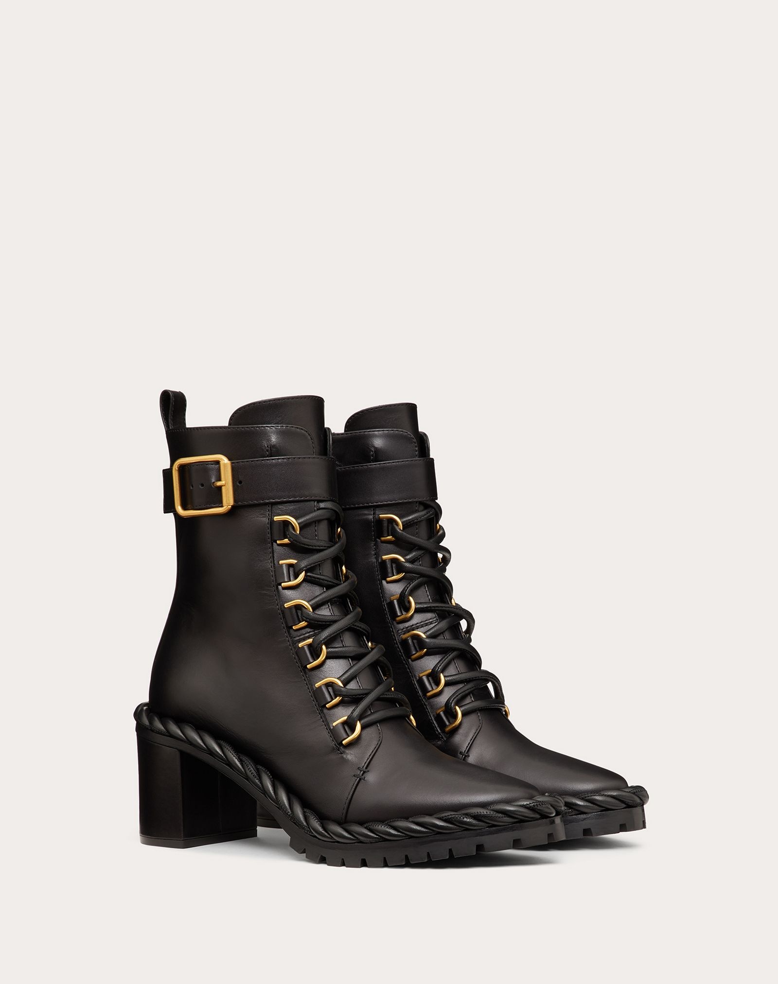 The Rope Calfskin Combat Boot 70mm - 2