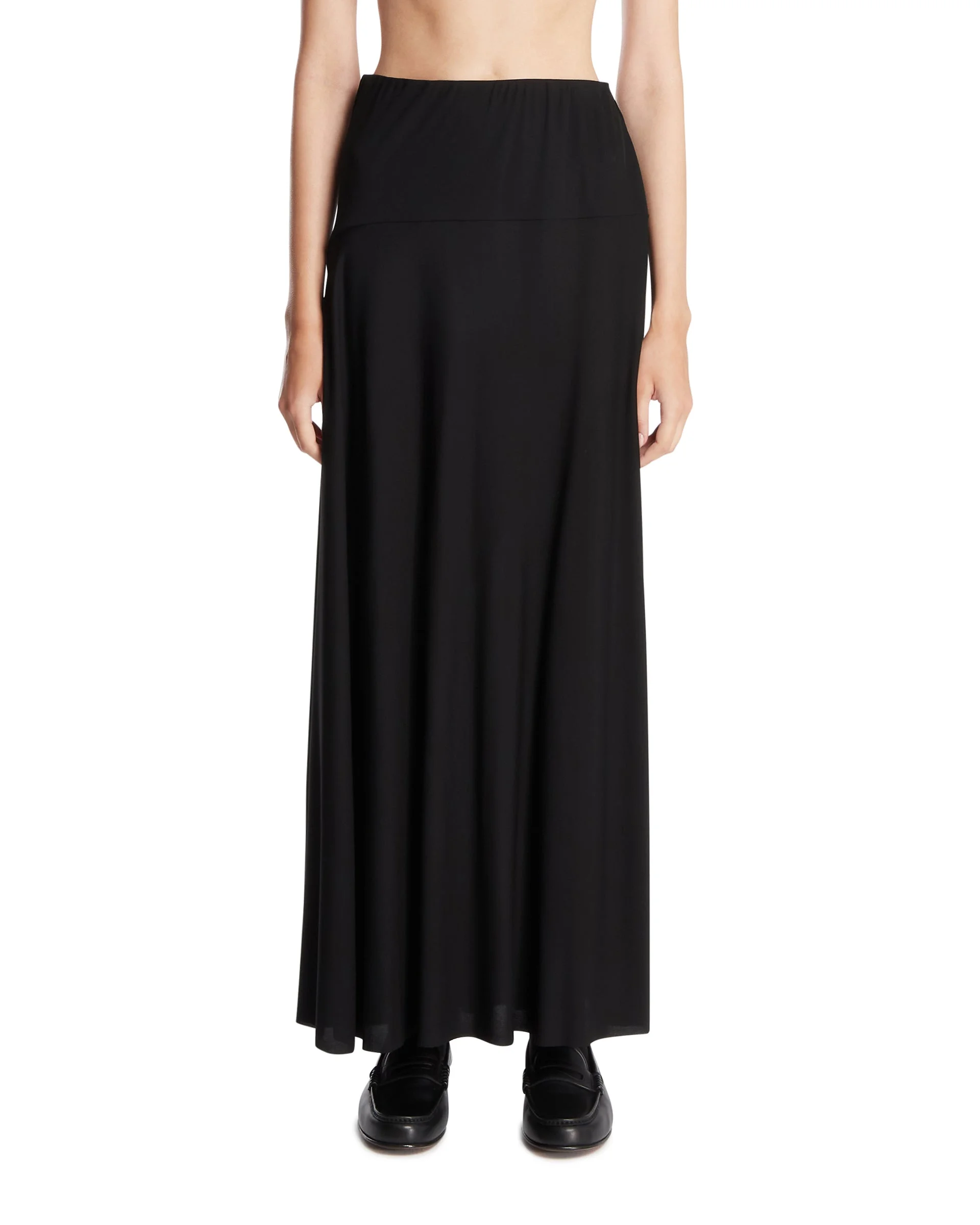 Black Mirla Jersey Skirt - 1